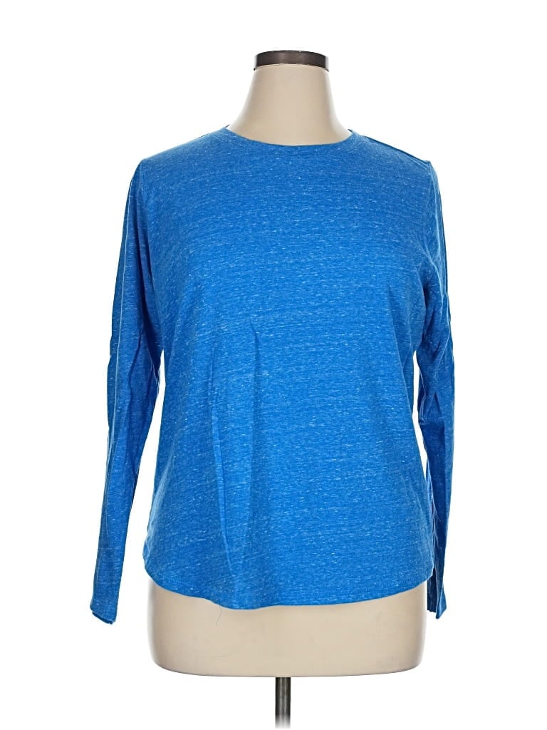 SONOMA GOODS FOR LIFE Pre-owned 3/4 Sleeve T-shirt In Blue
