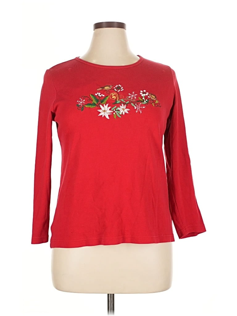 Pre-owned Erika Pullover Sweater In Red