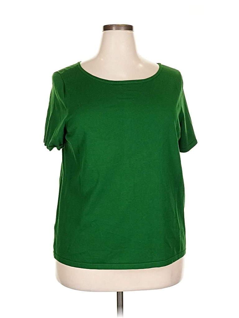 Pre-owned Talbots Short Sleeve T-shirt In Green