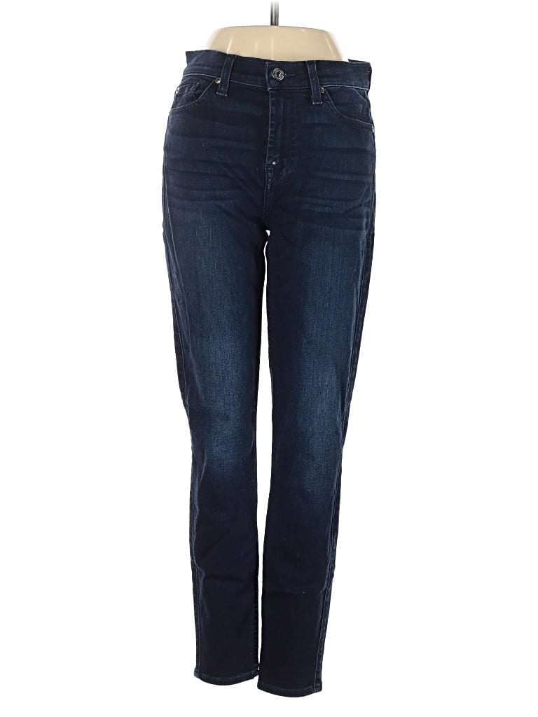 Pre-owned 7 For All Mankind Jeans In Blue