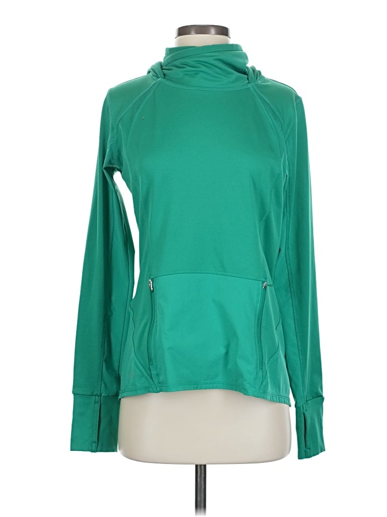 Pre-owned Athleta Sweatshirt In Green
