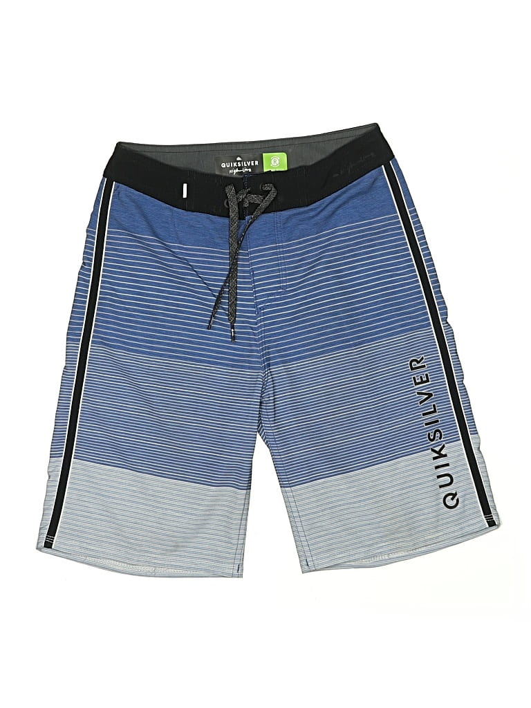 Pre-owned Quiksilver Kids' Board Shorts In Blue