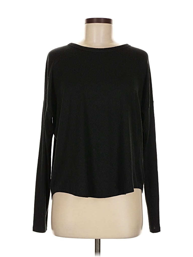 Pre-owned Rag & Bone Long Sleeve T-shirt In Black