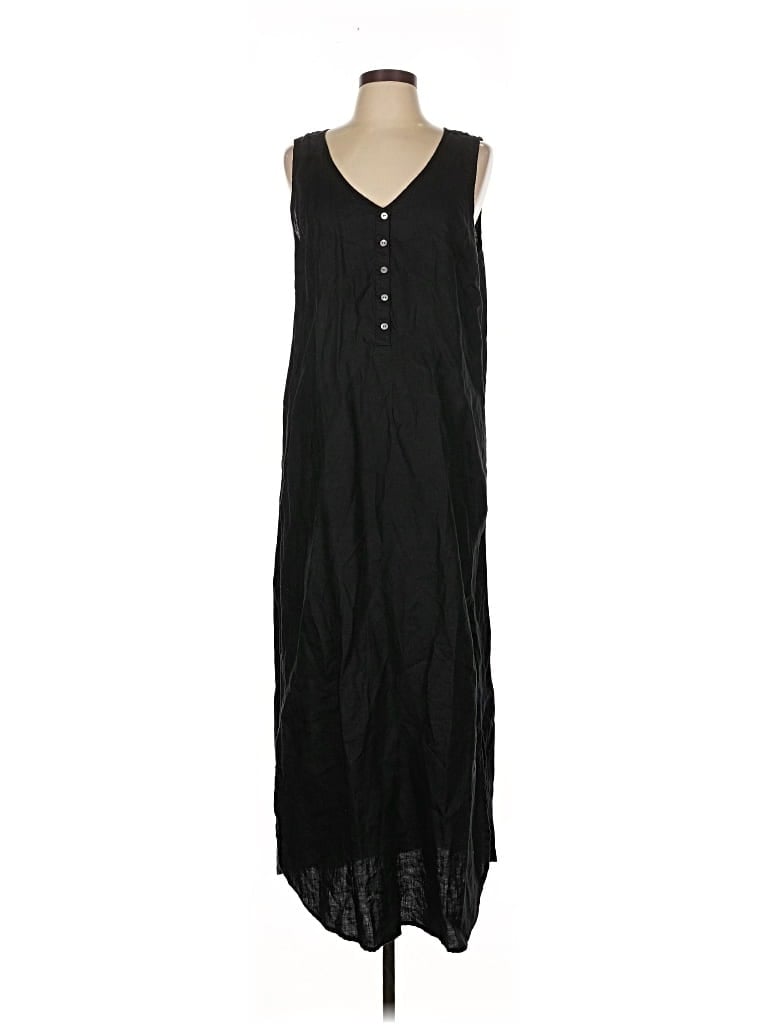 Pre-owned Jjill Casual Dress In Black