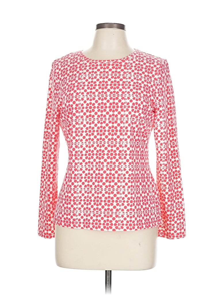 Pre-owned Talbots Long Sleeve T-shirt In Red