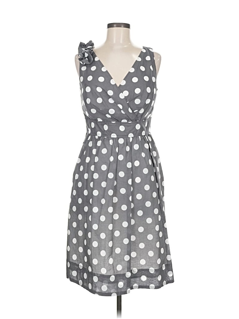 Pre-owned Dressbarn Casual Dress In Gray