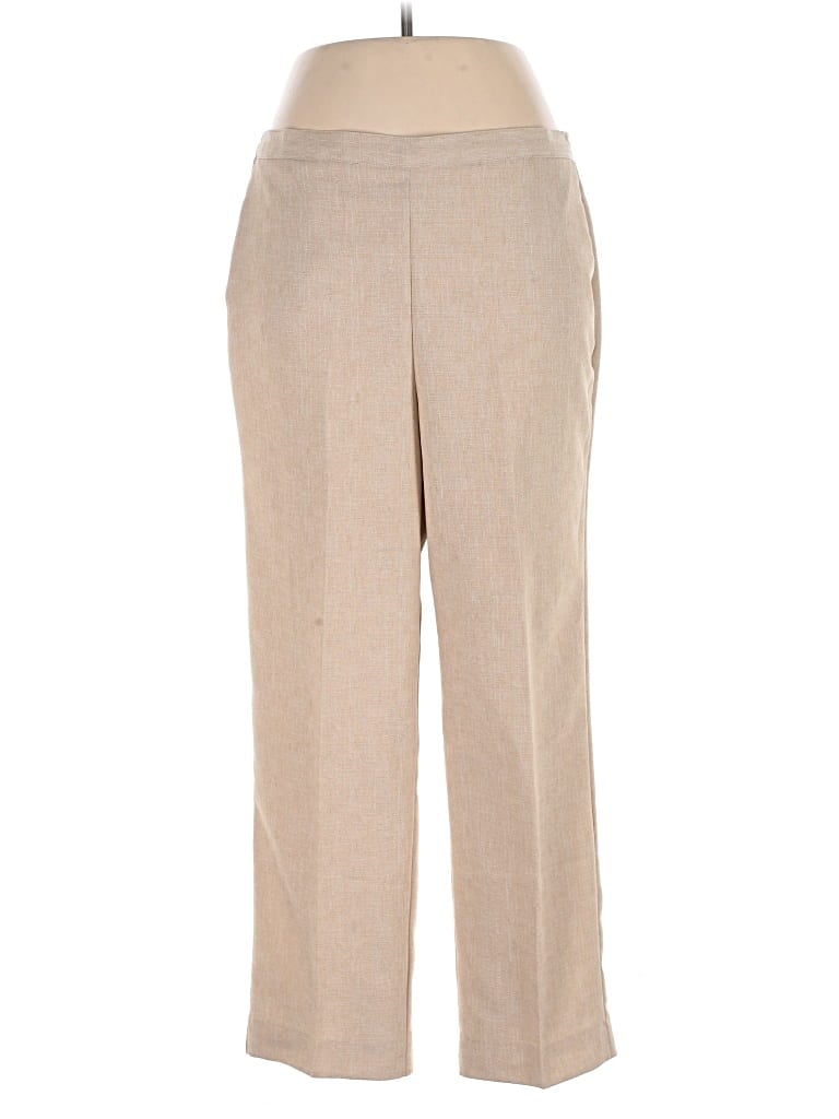 Pre-owned Alfred Dunner Dress Pants In Brown
