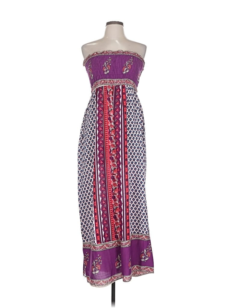 Pre-owned Angie Casual Dress In Purple