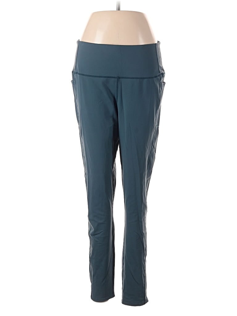 Pre-owned Skechers Active Pants In Blue