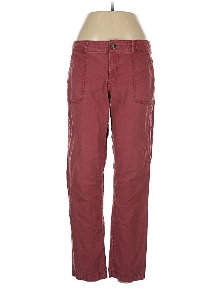 Pre-owned Dockers Casual Pants In Burgundy