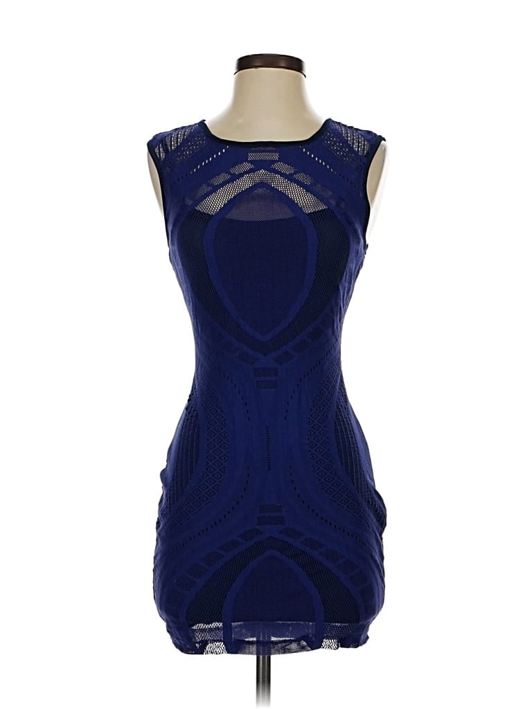 Pre-owned Unbranded Cocktail Dress In Blue