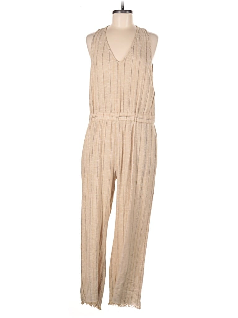 Pre-owned Drew Jumpsuit In Brown