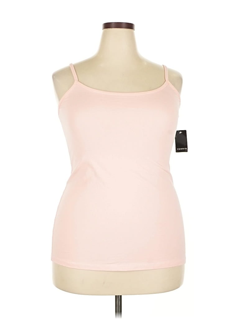 Torrid Tank Top Pink Strapless Neckline Tops