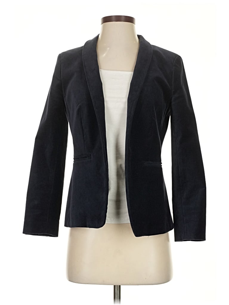 Pre-owned J.crew 365 Blazer Jacket In Black