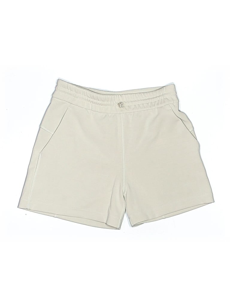 Pre-owned Lululemon Athletica Khaki Shorts In White