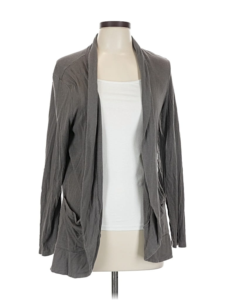 Pre-owned Garnet Hill Kimono In Gray