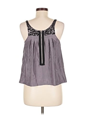 Rebecca Taylor Sleeveless Silk Top (view 2)