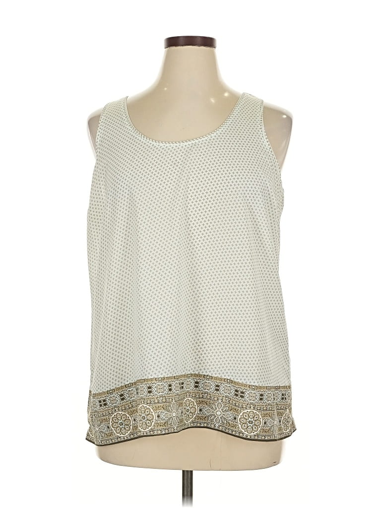 Pre-owned Old Navy Tank Top Ivory Halter Neckline Tops In White