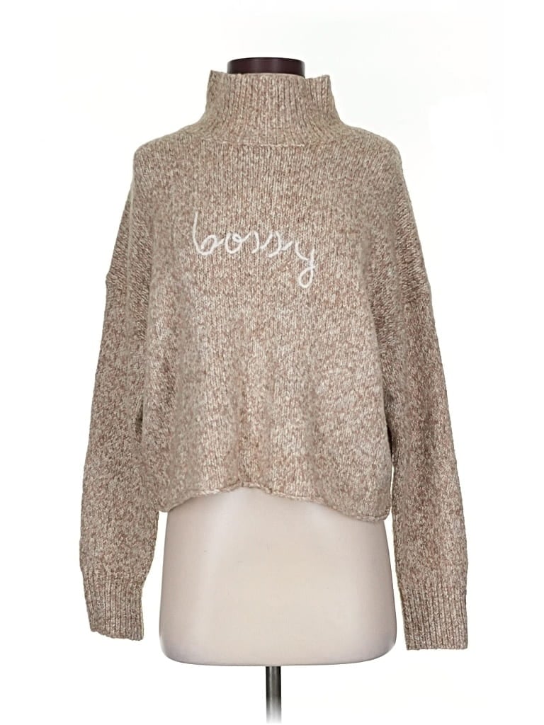 Pre-owned Lou & Grey Pullover Sweater In Brown