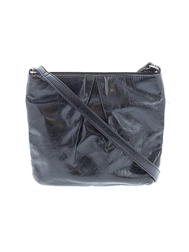 Pre-owned Hobo International Hobo Bag International Leather Crossbody Bag In Black