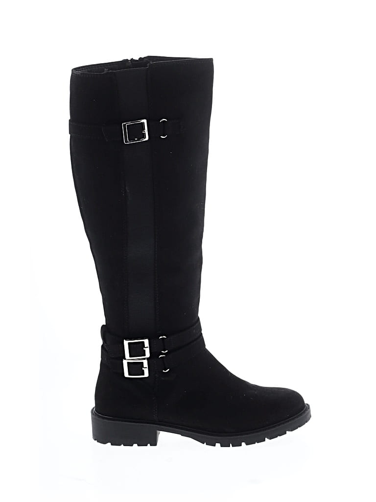 Pre-owned Sugar Boots In Black