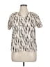 Shein Ivory Short Sleeve Blouse Size XL (estimated) - photo 1