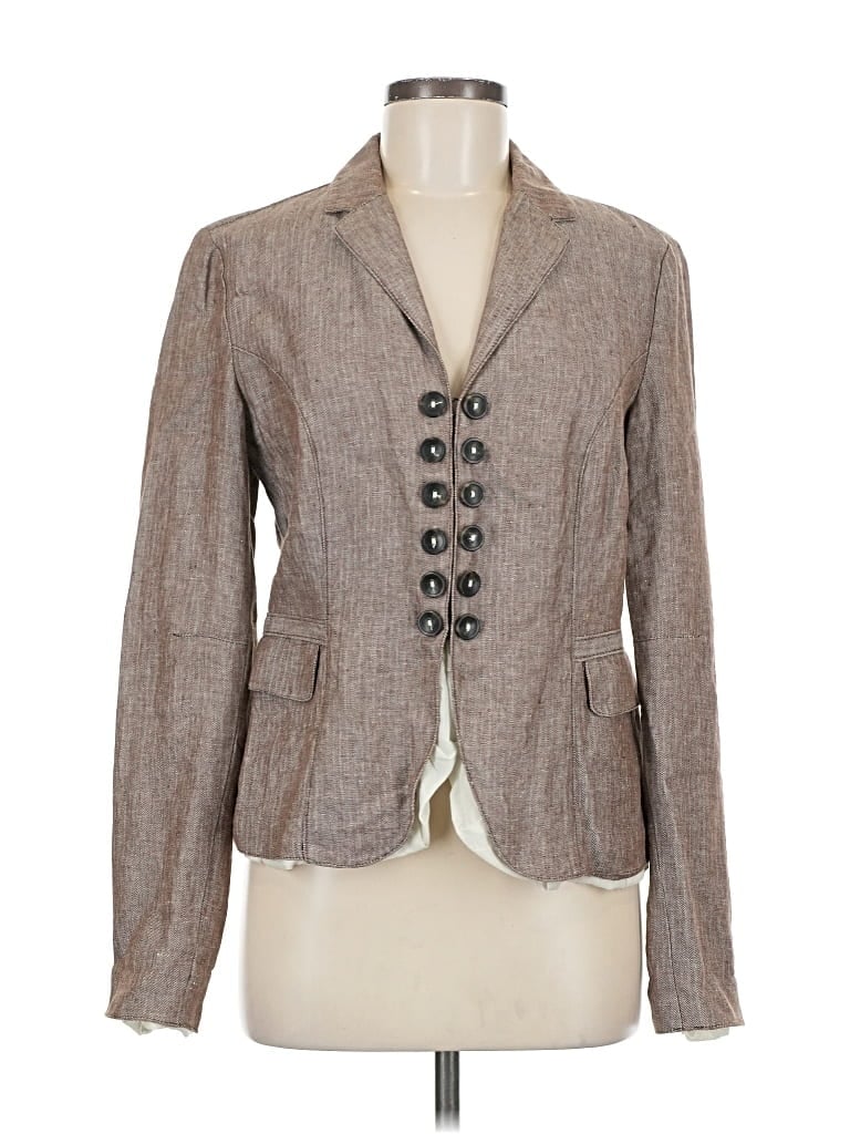 Pre-owned United Colors Of Benetton Blazer Jacket In Brown