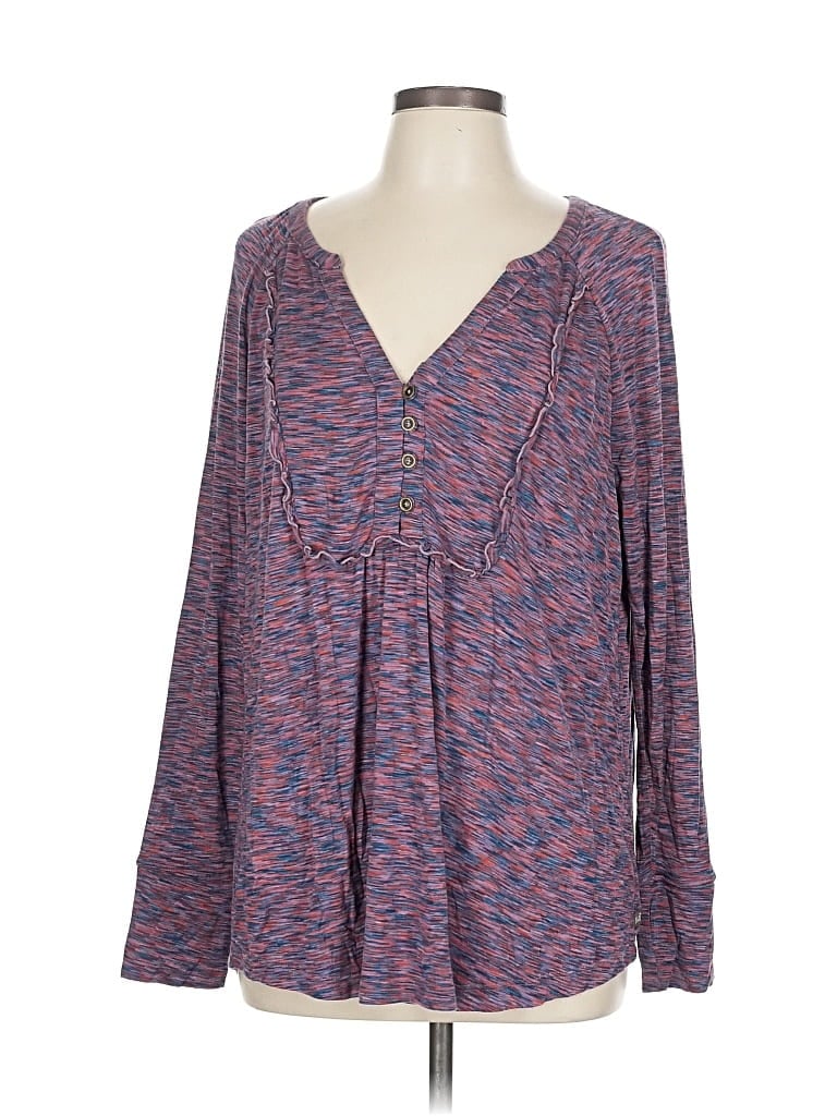 Pre-owned Matilda Jane Long Sleeve Blouse In Purple