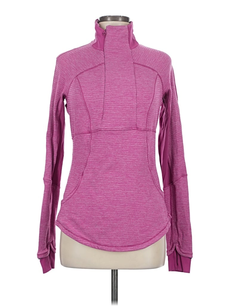 Pre-owned Lululemon Athletica Track Jacket In Pink