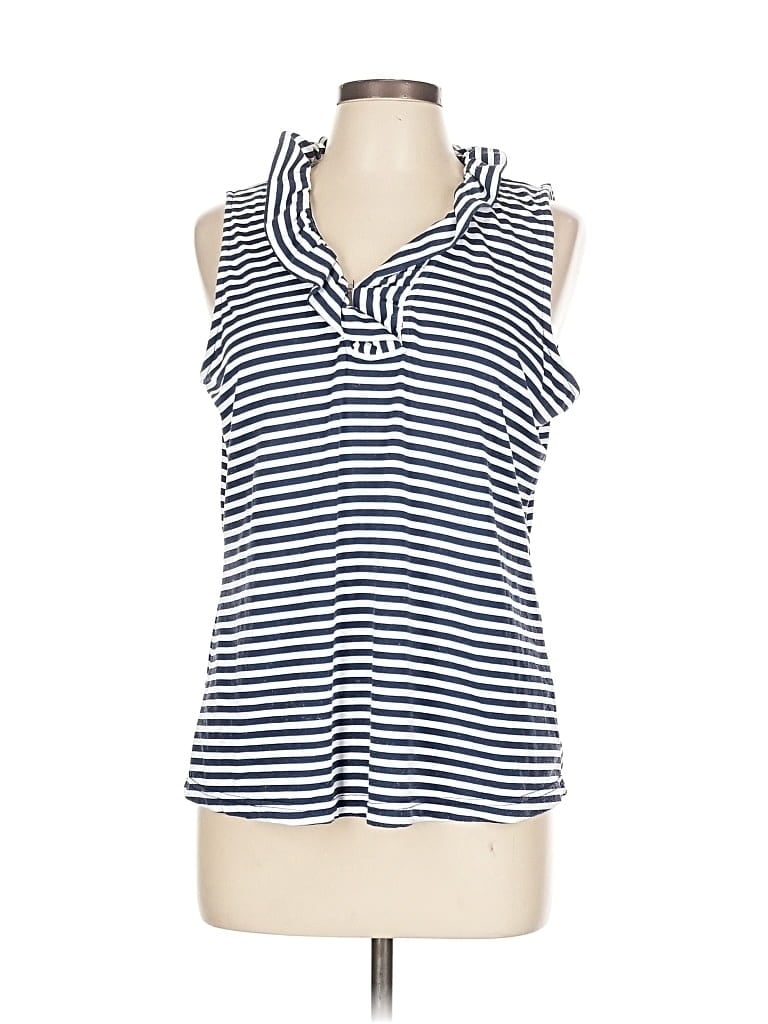 Pre-owned Lulu-b Sleeveless Blouse In Blue