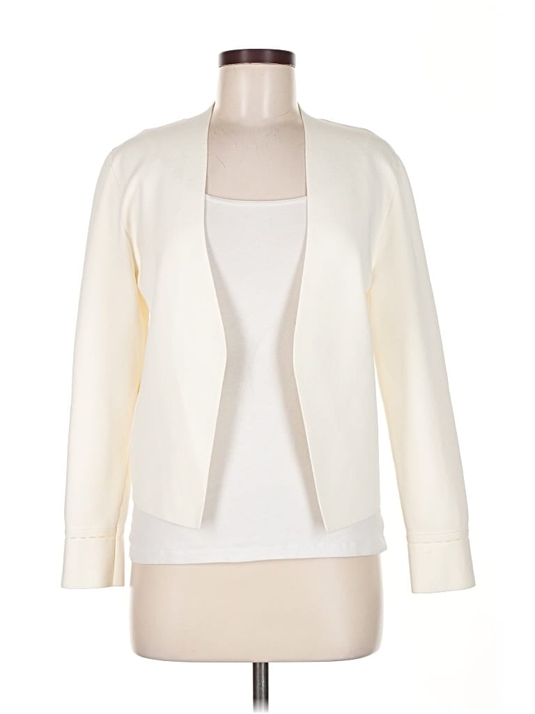 Pre-owned Mm. Lafleur Blazer Jacket In White