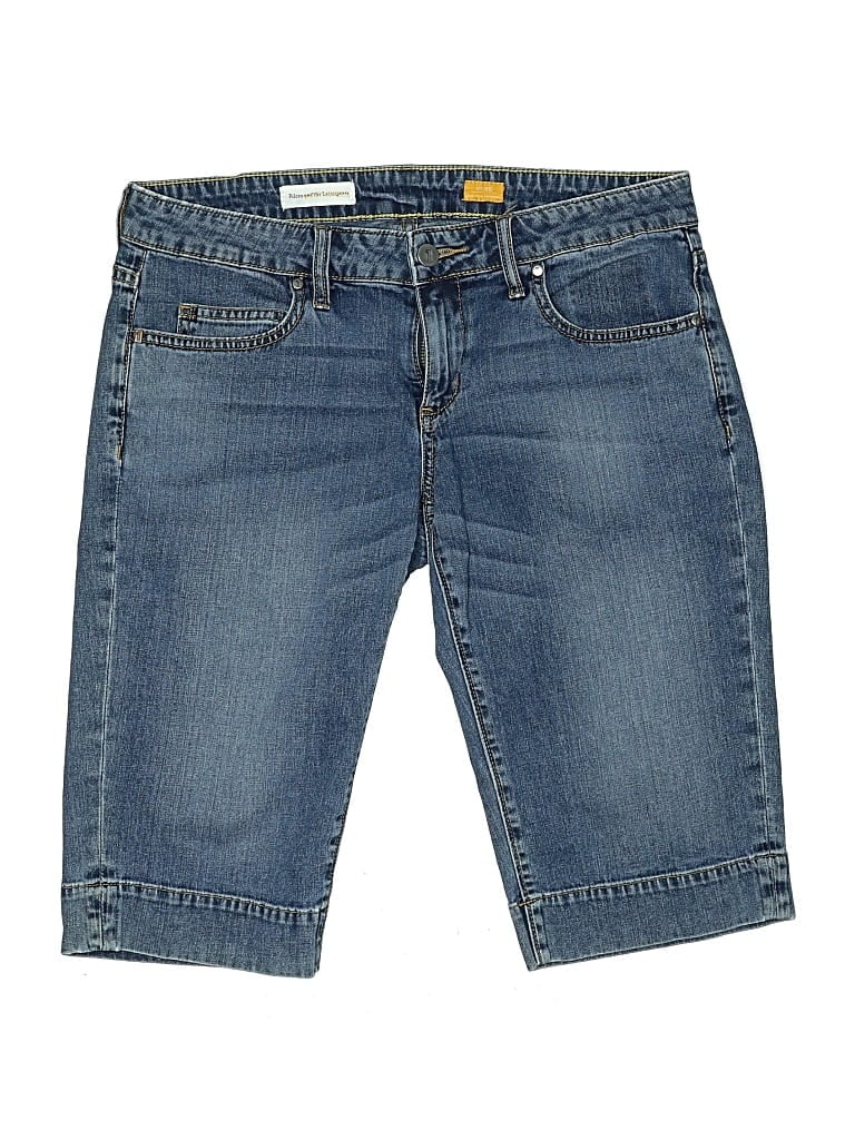 Pre-owned Pilcro And The Letterpress Denim Shorts In Blue