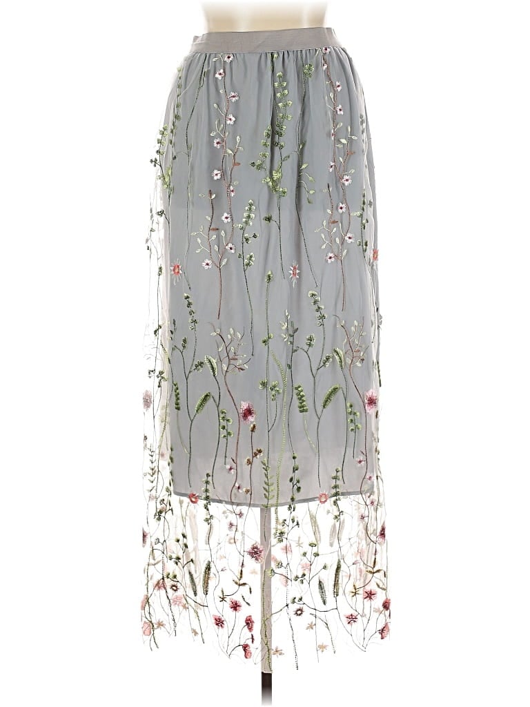 Pre-owned Chicwish Formal Skirt In Green