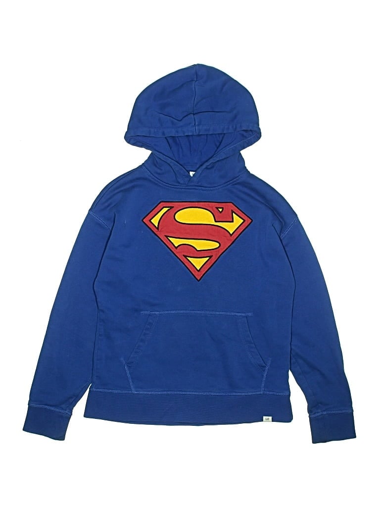 Pre-owned Gap Kids' Zip Up Hoodie In Blue