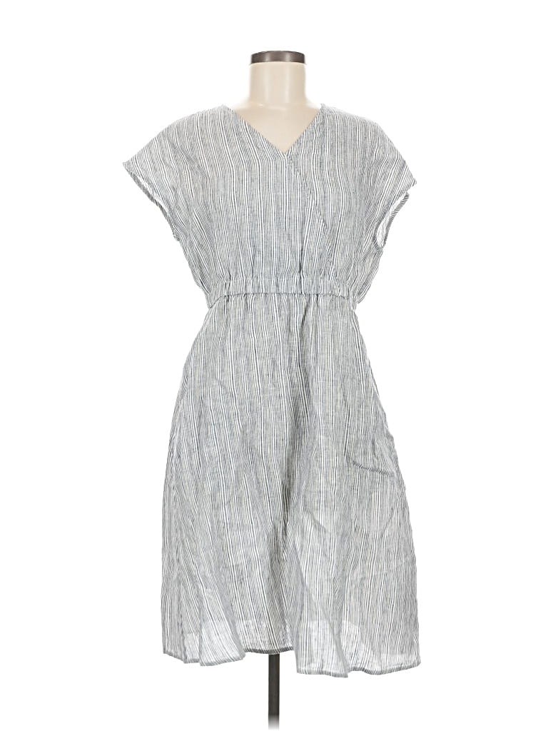 Pre-owned Lintico Casual Dress In Gray