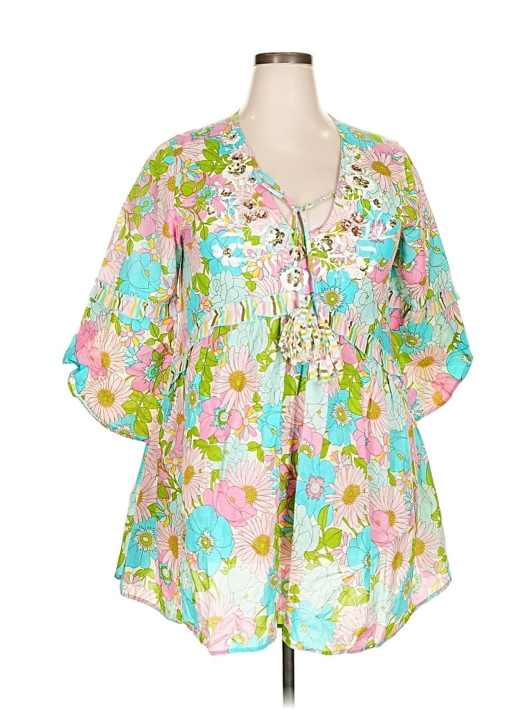 Pre-owned Miss June Casual Dress In Blue