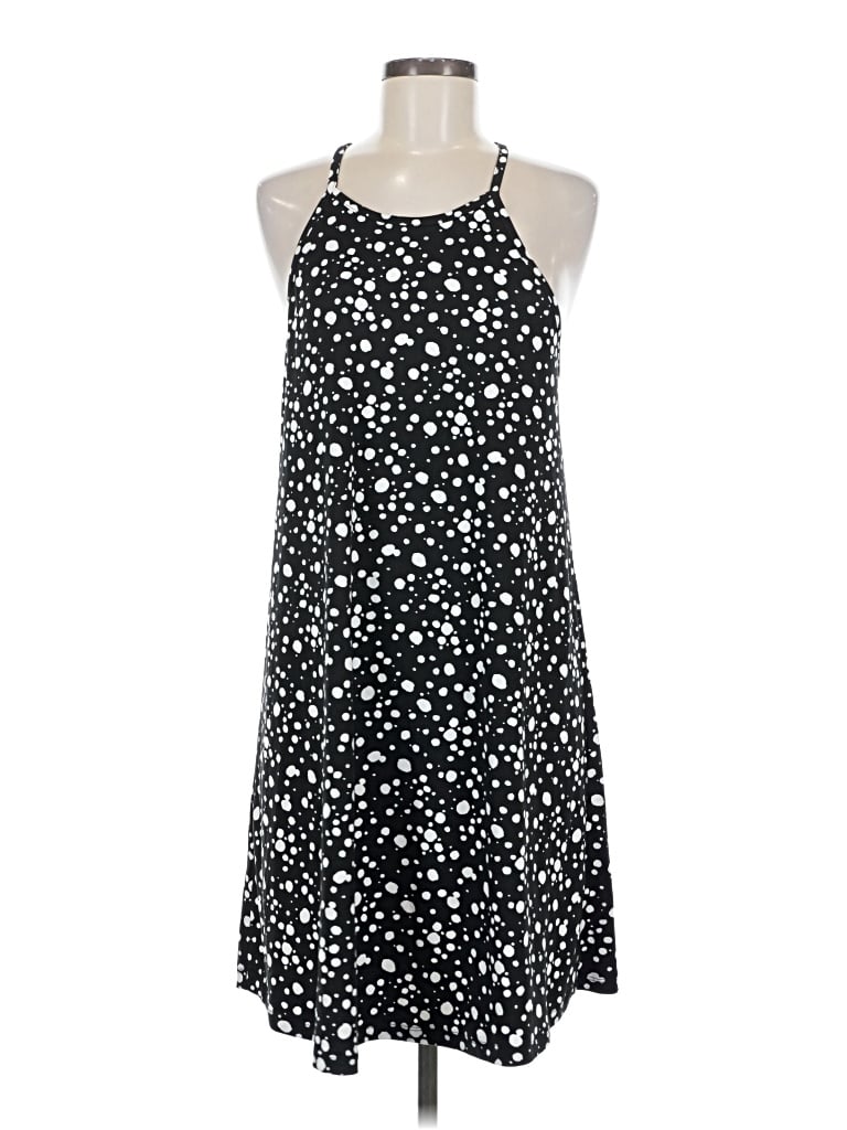 Pre-owned French Grey Casual Dress In Black