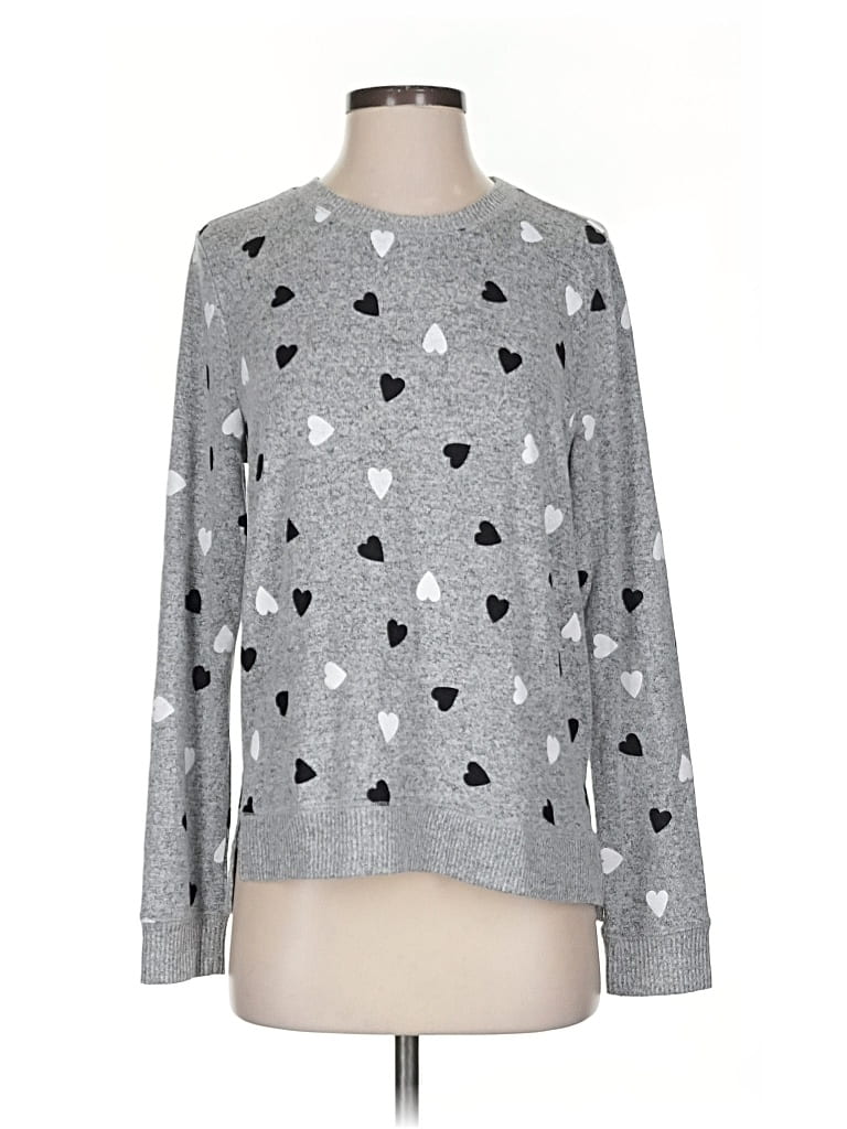 Lucky Brand Pullover Sweater In Gray