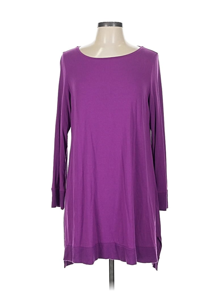 Pre-owned Eileen Fisher Casual Dress In Purple