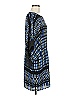 BCBGMAXAZRIA 100% Polyester Graphic Blue Casual Dress Size M - photo 4