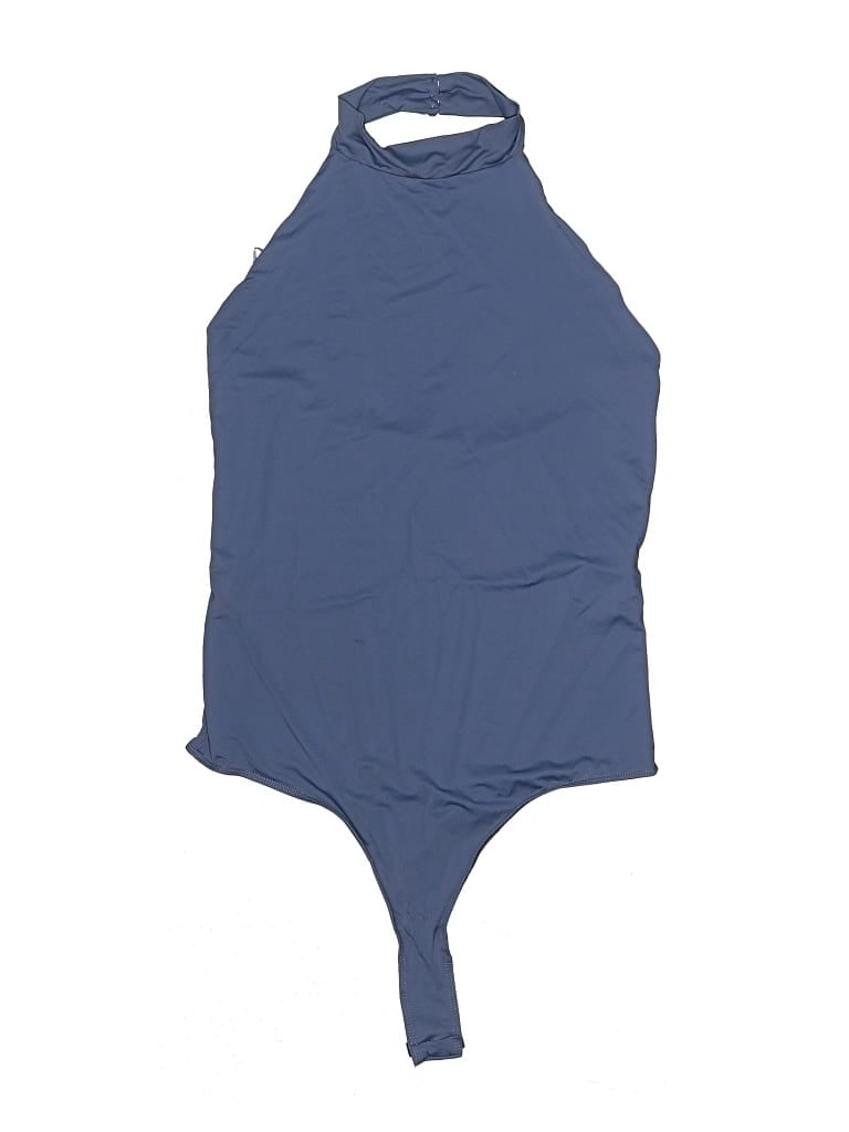 ZARA Pre-owned Bodysuit In Blue