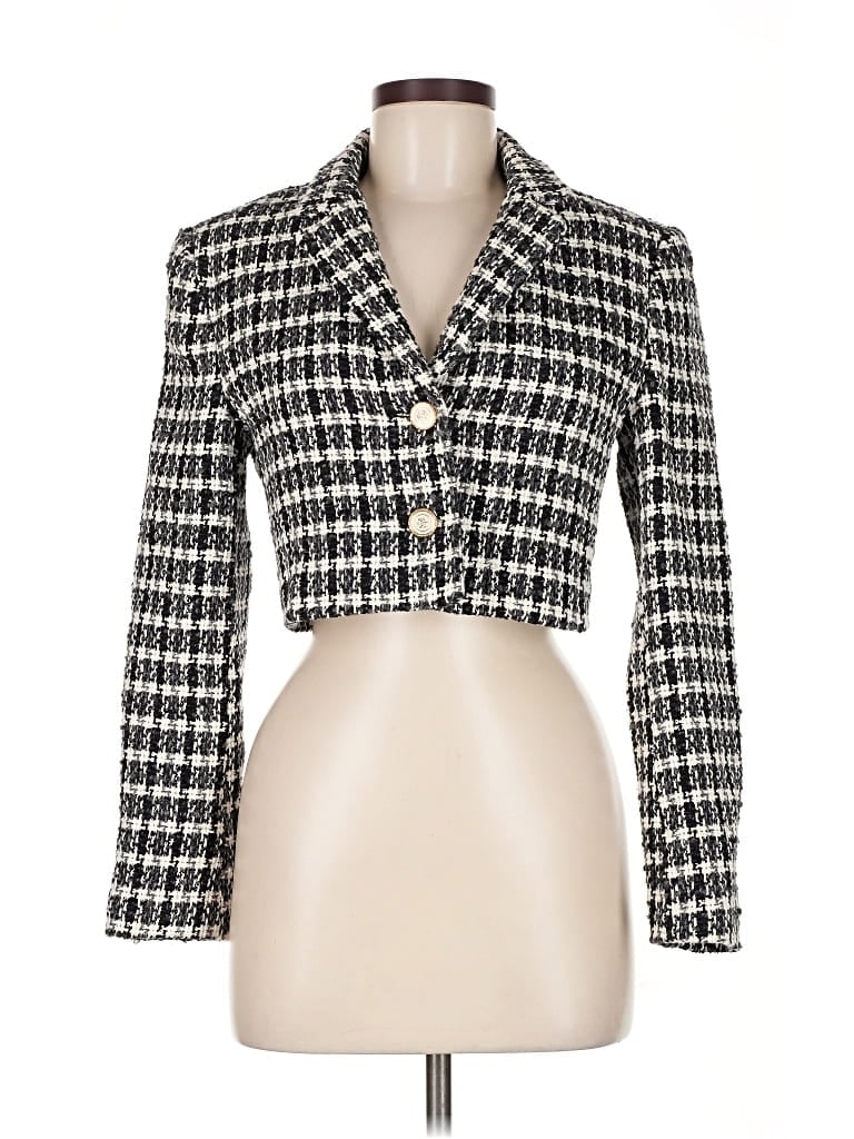 Pre-owned Zara Blazer Jacket In White