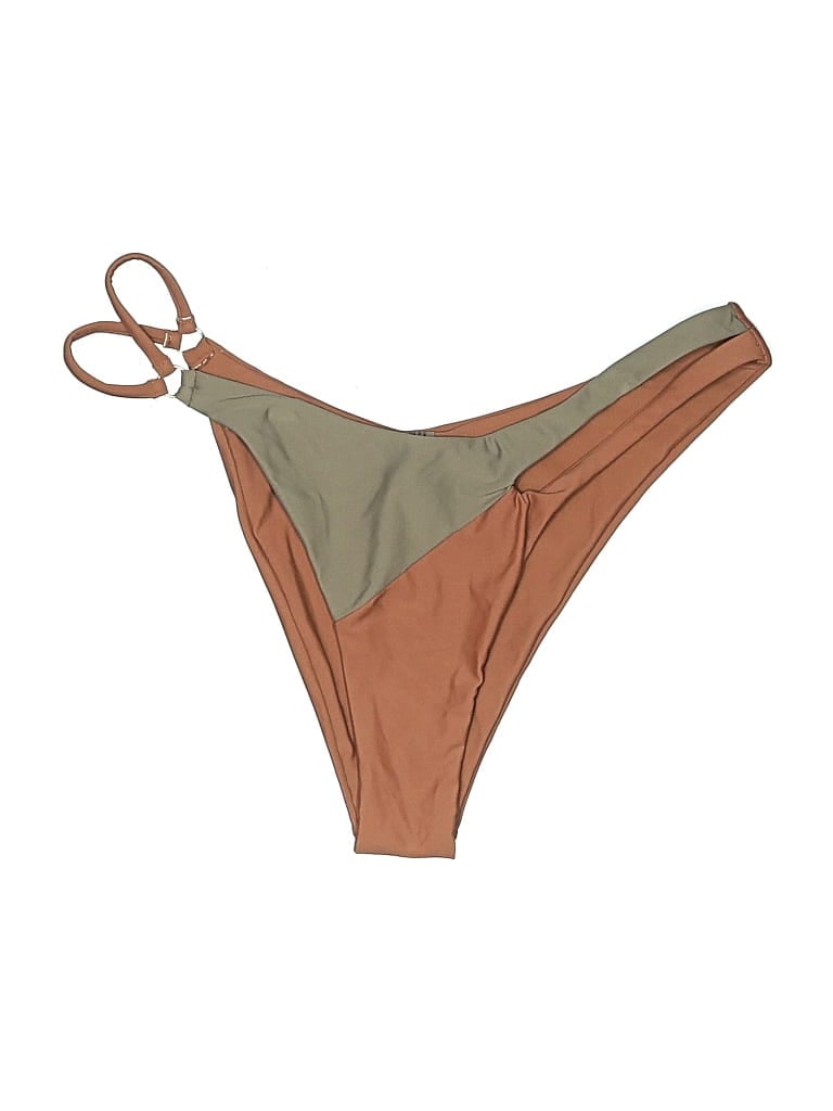 Pre-owned Unbranded Swimsuit Bottoms In Brown