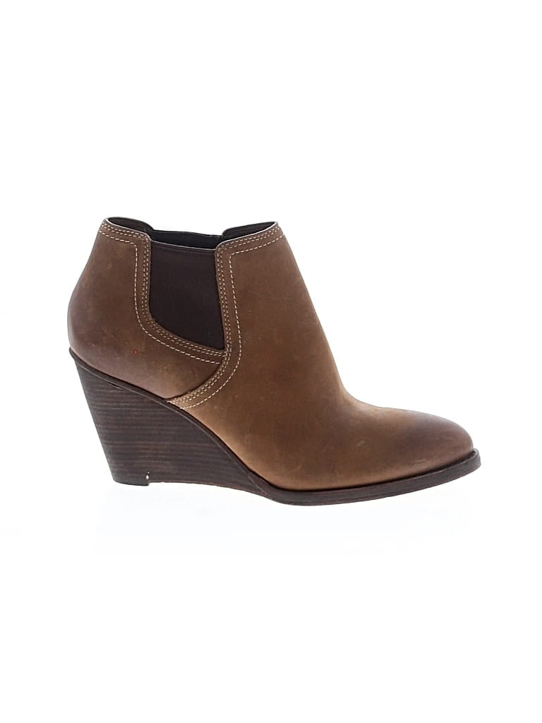 Pre-owned Cole Haan Ankle Boots In Brown