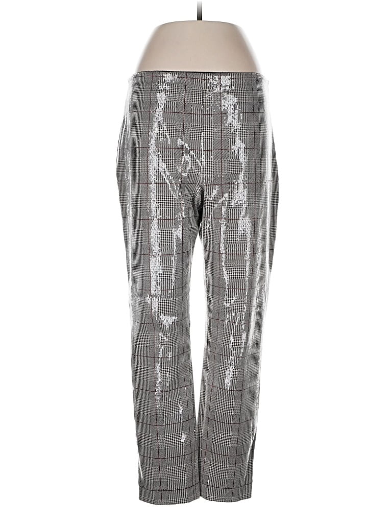 Pre-owned Badgley Mischka Track Pants In Silver