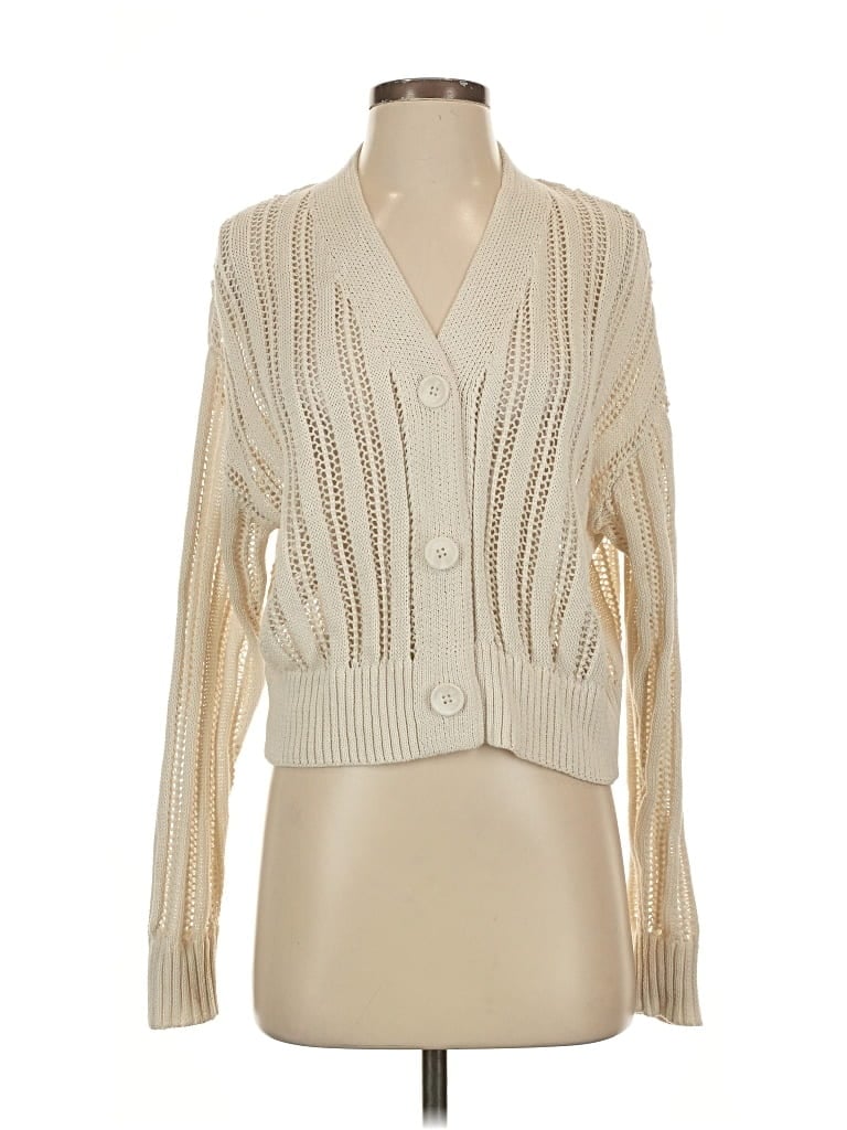 Pre-owned A New Day Cardigan Sweater In White
