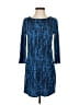 BCBGMAXAZRIA Animal Print Blue Casual Dress Size XS - photo 1