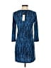 BCBGMAXAZRIA Animal Print Blue Casual Dress Size XS - photo 2