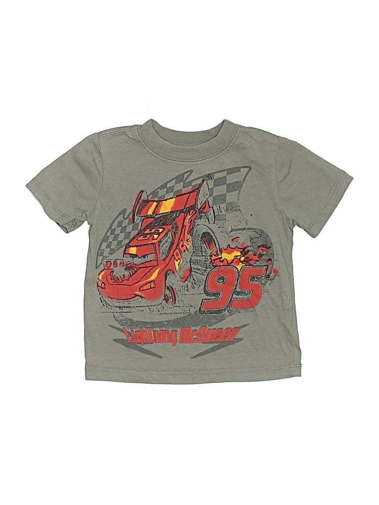 Pre-owned Disney Pixar Kids' Short Sleeve T-shirt In Gray