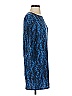 BCBGMAXAZRIA Animal Print Blue Casual Dress Size XS - photo 4